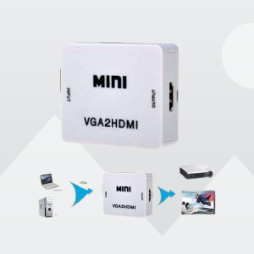 Кабель-переходник HDMI - VGA (с аудиовыходом 3,5 мм)